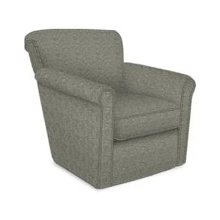 Swivel Chair with Transitional Style